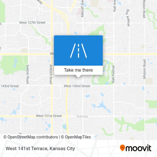 Mapa de West 141st Terrace