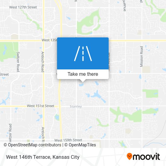 Mapa de West 146th Terrace