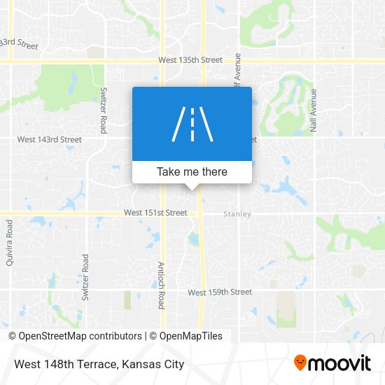 West 148th Terrace map