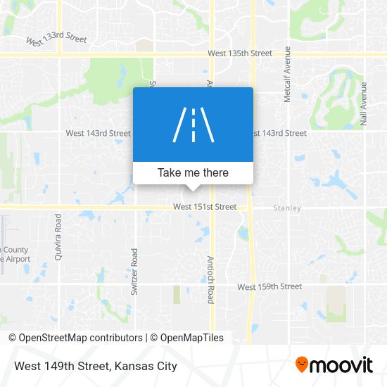 Mapa de West 149th Street