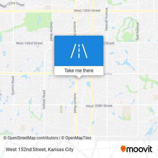 West 152nd Street map