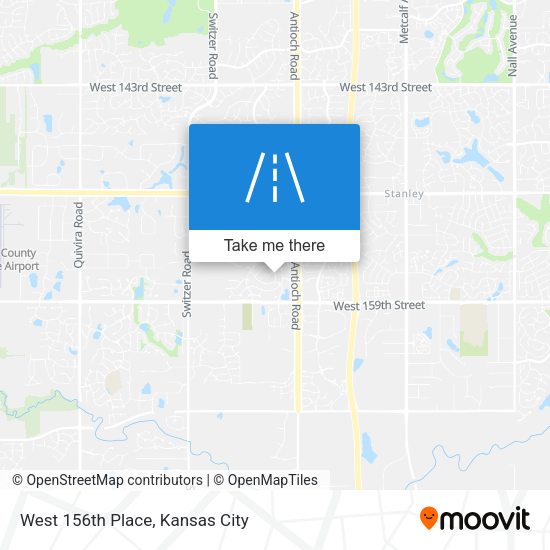 West 156th Place map