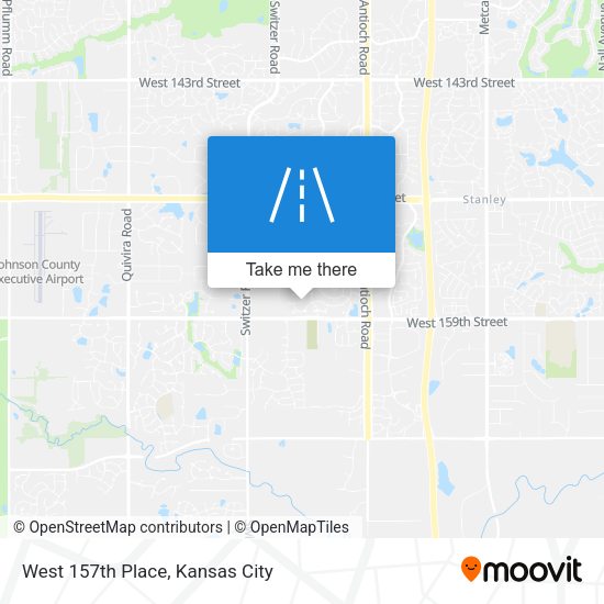 Mapa de West 157th Place