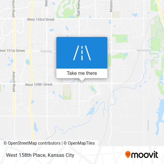 Mapa de West 158th Place