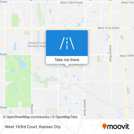 Mapa de West 163rd Court