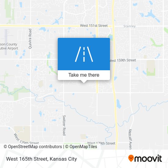 West 165th Street map