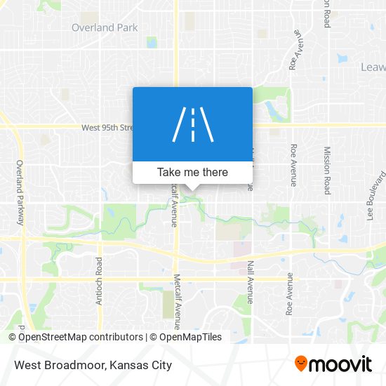 West Broadmoor map