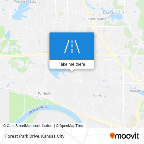 Forest Park Drive map