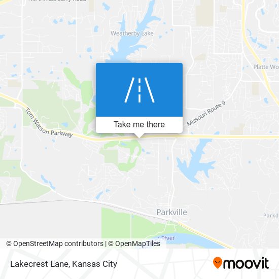 Lakecrest Lane map