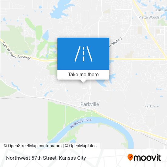 Northwest 57th Street map