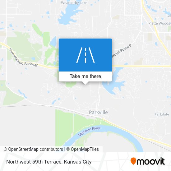 Mapa de Northwest 59th Terrace