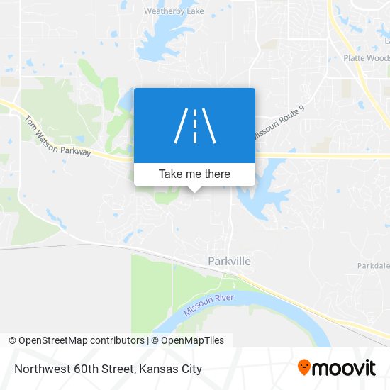 Northwest 60th Street map