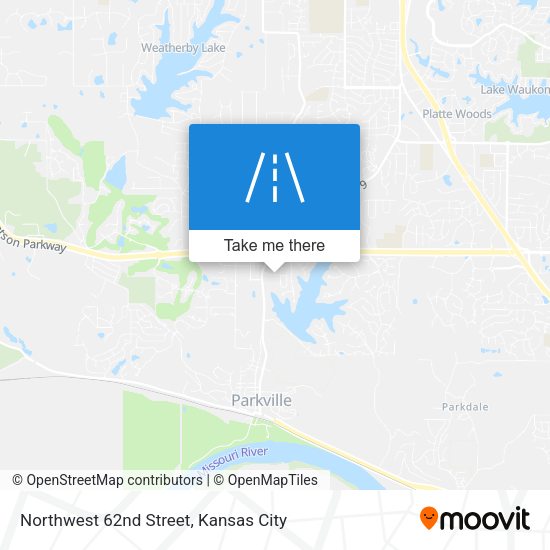 Northwest 62nd Street map