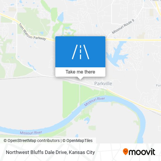 Northwest Bluffs Dale Drive map