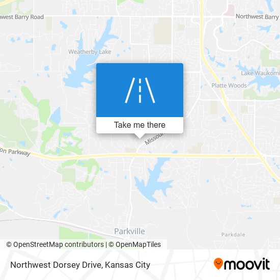 Northwest Dorsey Drive map