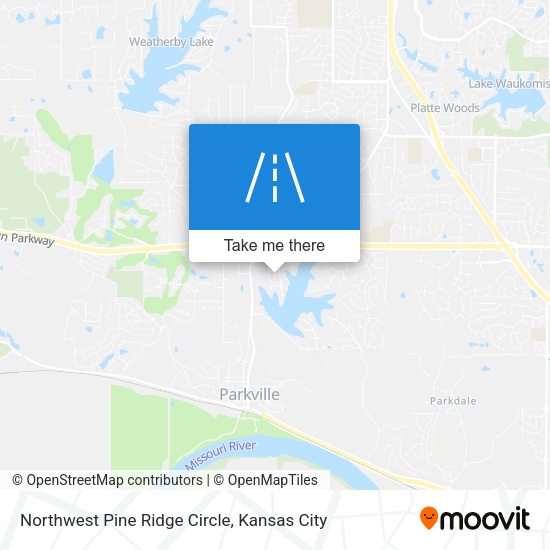 Northwest Pine Ridge Circle map