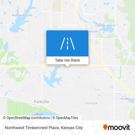Northwest Timbercrest Place map