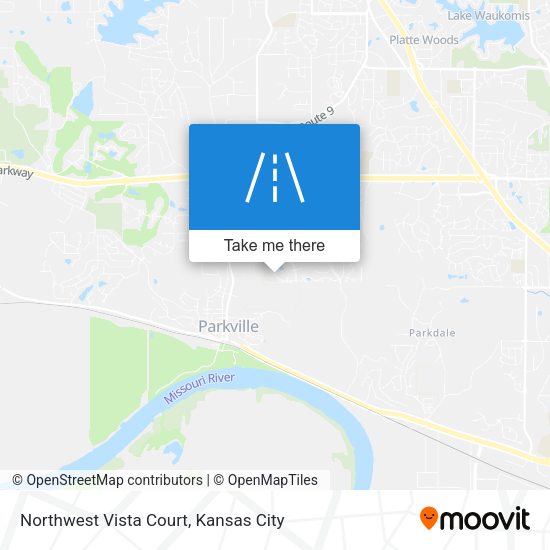 Northwest Vista Court map