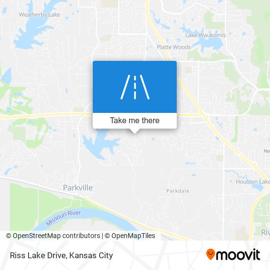 Riss Lake Drive map