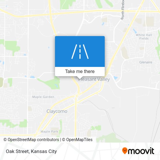 Mapa de Oak Street