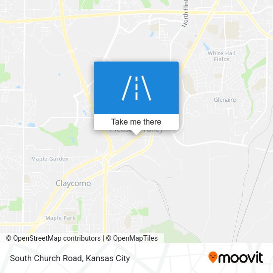 South Church Road map