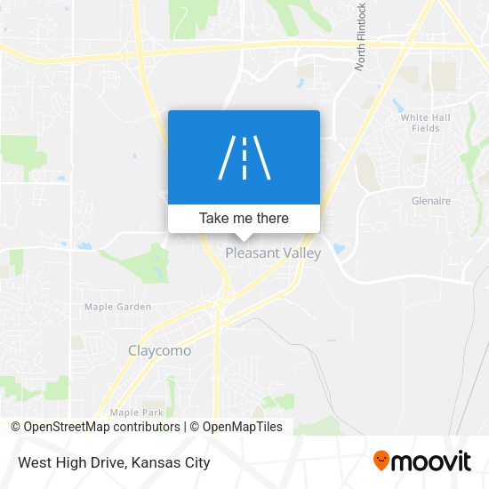 West High Drive map