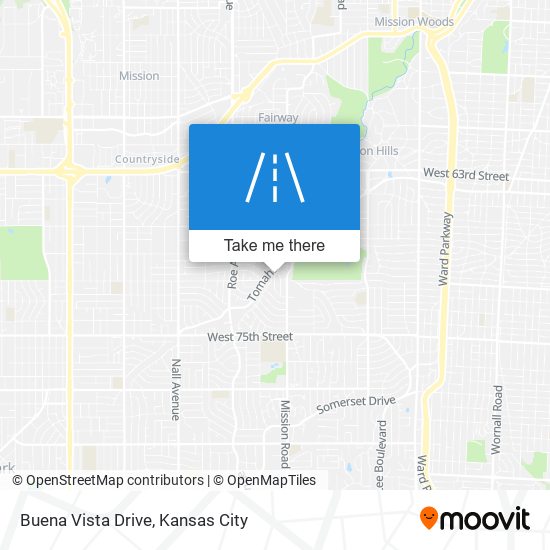 Buena Vista Drive map