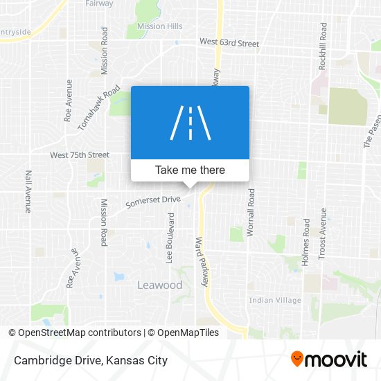 Cambridge Drive map