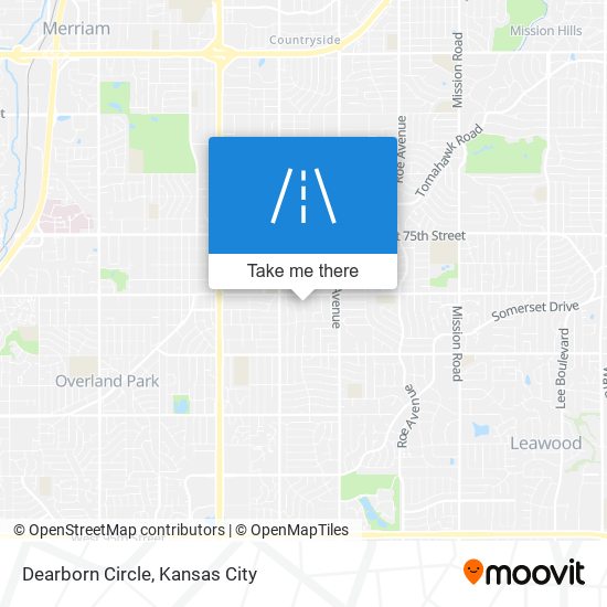 Mapa de Dearborn Circle