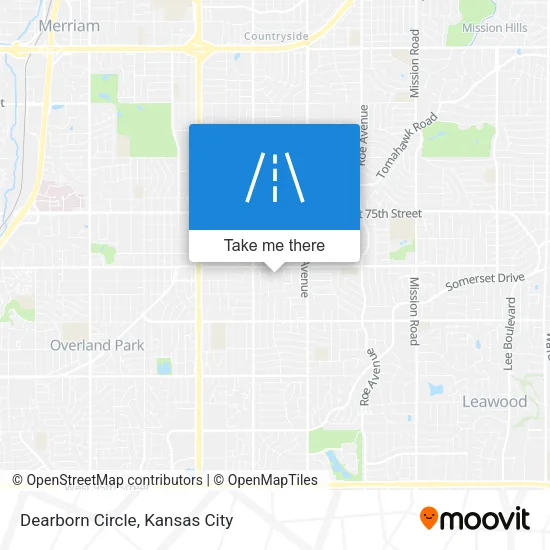 Dearborn Circle map