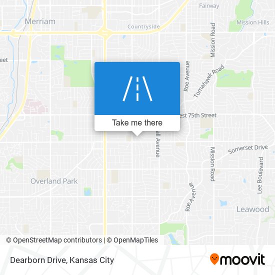 Dearborn Drive map