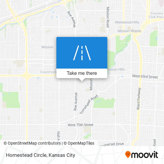 Homestead Circle map