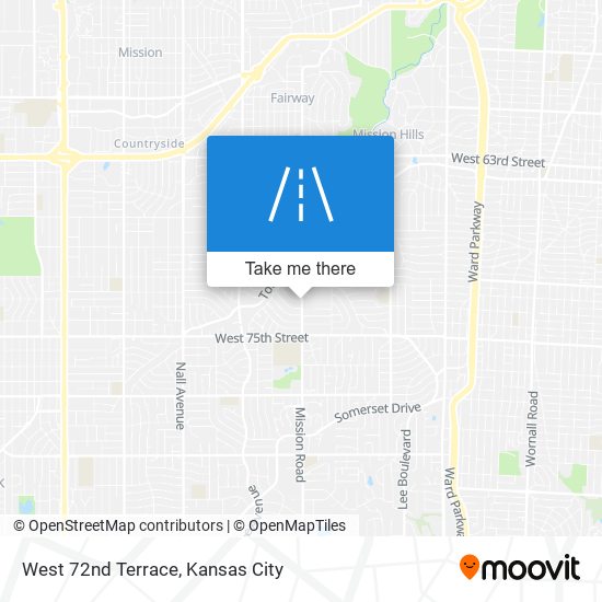 Mapa de West 72nd Terrace