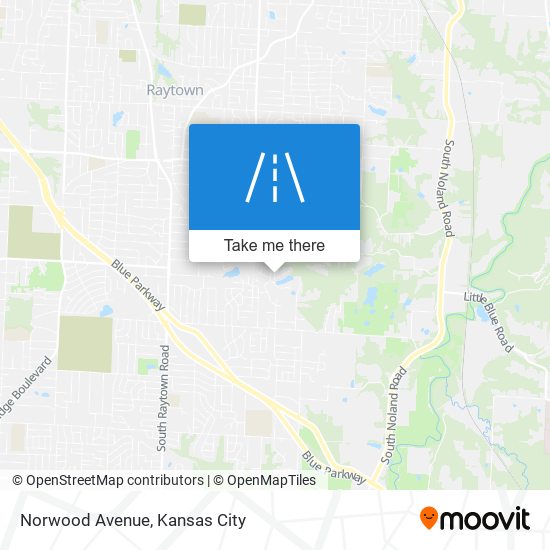 Norwood Avenue map