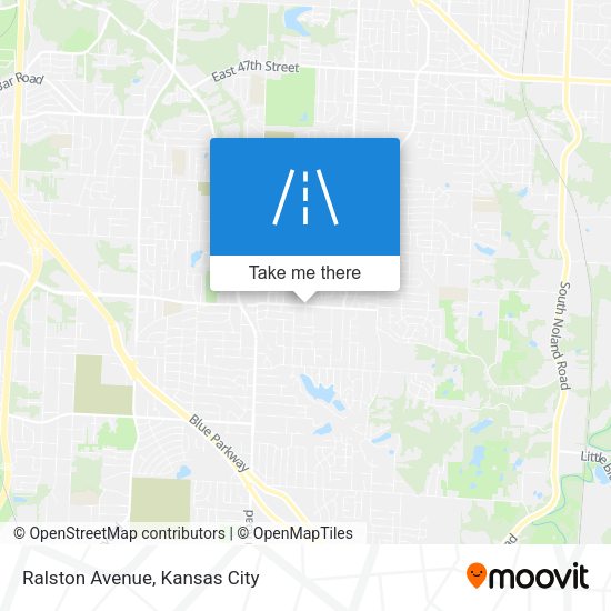 Mapa de Ralston Avenue