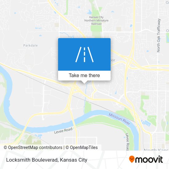 Locksmith Bouleverad map