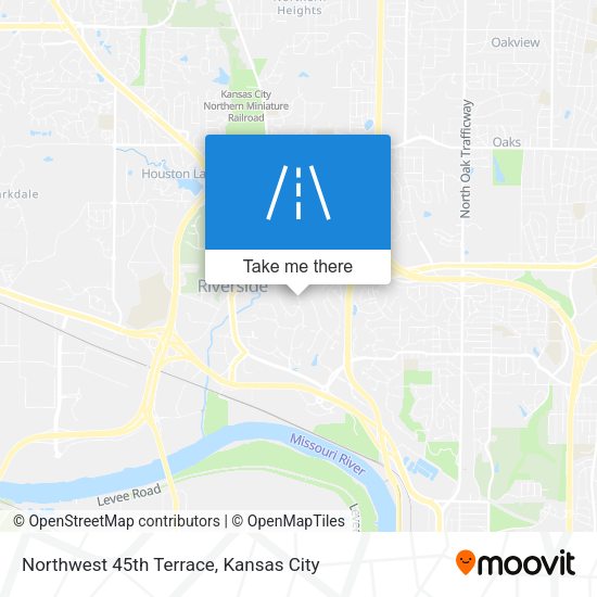 Mapa de Northwest 45th Terrace