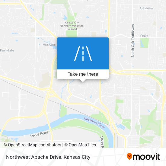 Northwest Apache Drive map