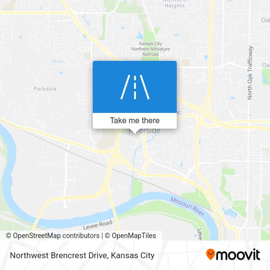 Mapa de Northwest Brencrest Drive