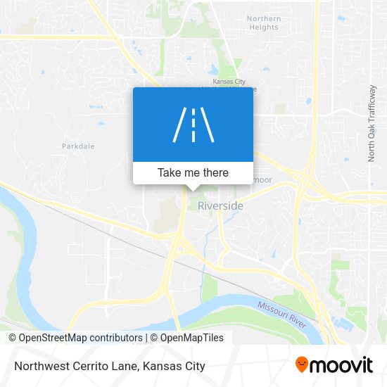 Northwest Cerrito Lane map