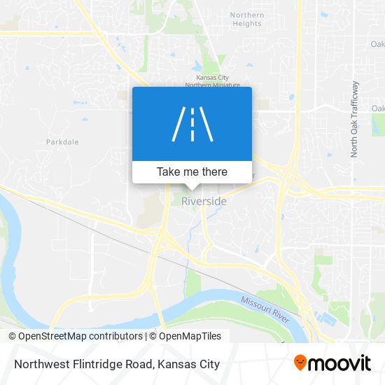 Northwest Flintridge Road map