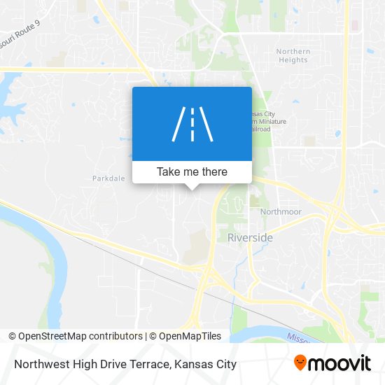 Northwest High Drive Terrace map