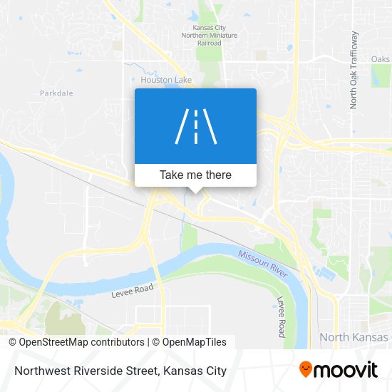 Mapa de Northwest Riverside Street