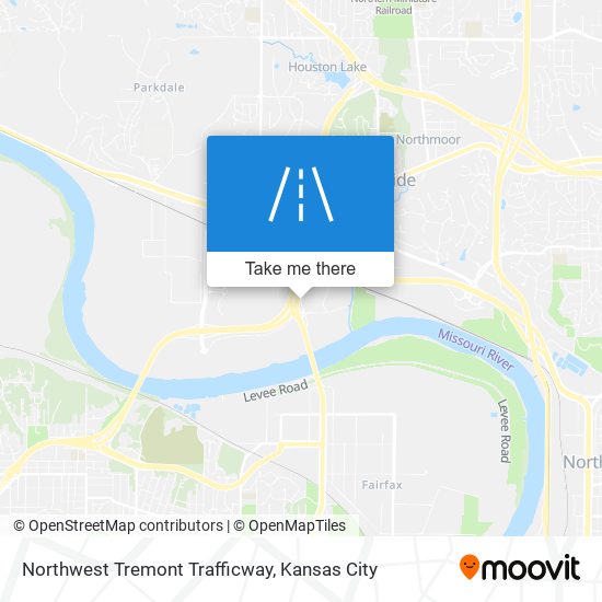 Northwest Tremont Trafficway map