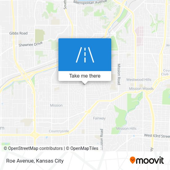 Mapa de Roe Avenue