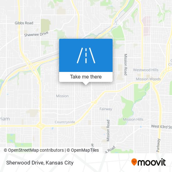 Sherwood Drive map