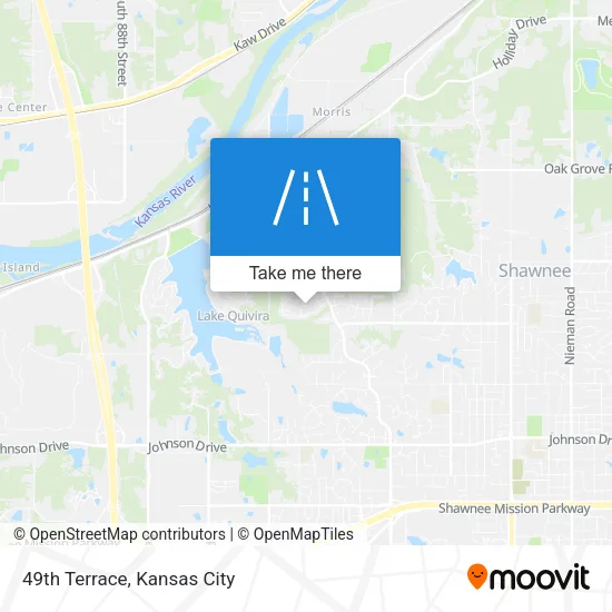 49th Terrace map