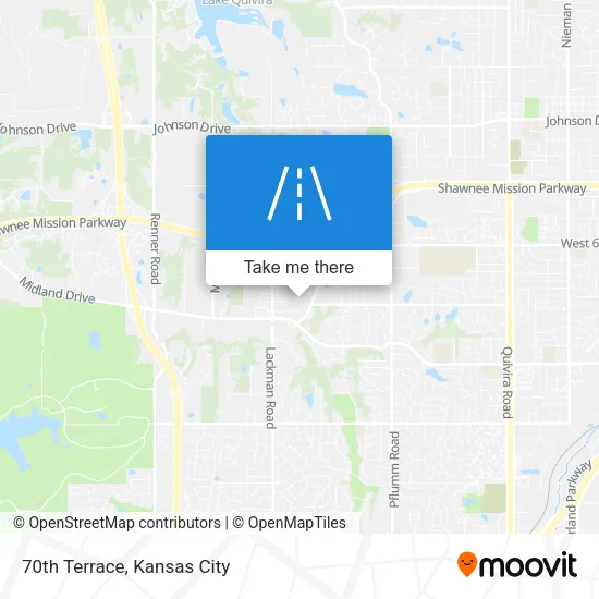 70th Terrace map
