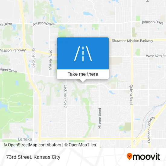 73rd Street map