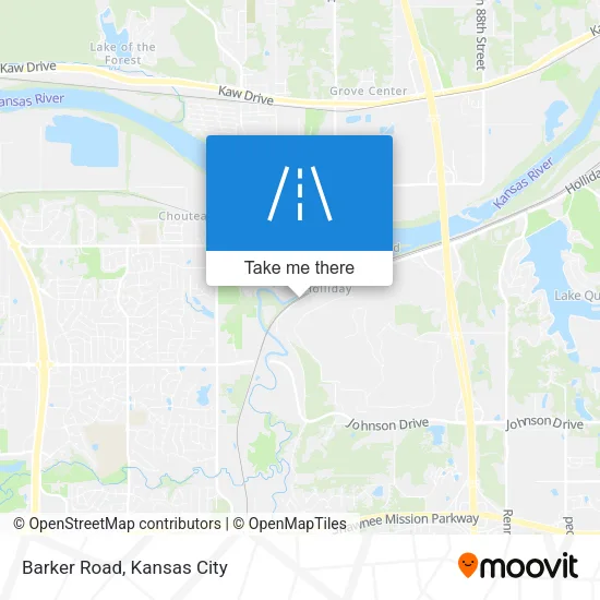 Barker Road map